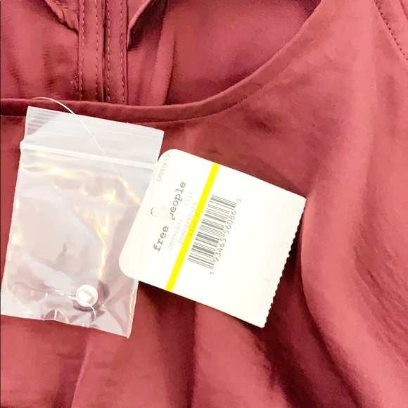 NWT Free People You Honey Brami in Pomegranate M - Picture 9 of 11